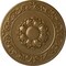 Ekena Millwork Sydney Ceiling Medallion (Fits Canopies up to 5 3/4"), Hand-Painted Pale Gold, 27 3/4"OD x 2"P CM27SYPAS - alternate 1